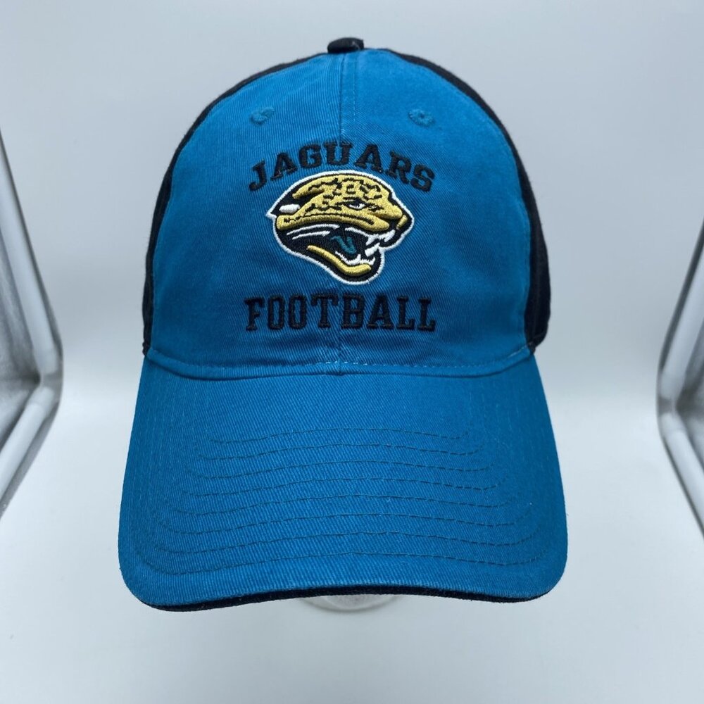 Jacksonville Jaguars Blue Black Cap Hat Strap-back NFL Team Apparel The Ville